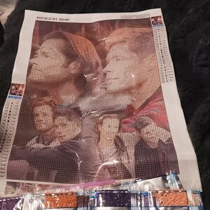 Colorful Supernatural Dean And Sam Diamond Painting Kit 30x40